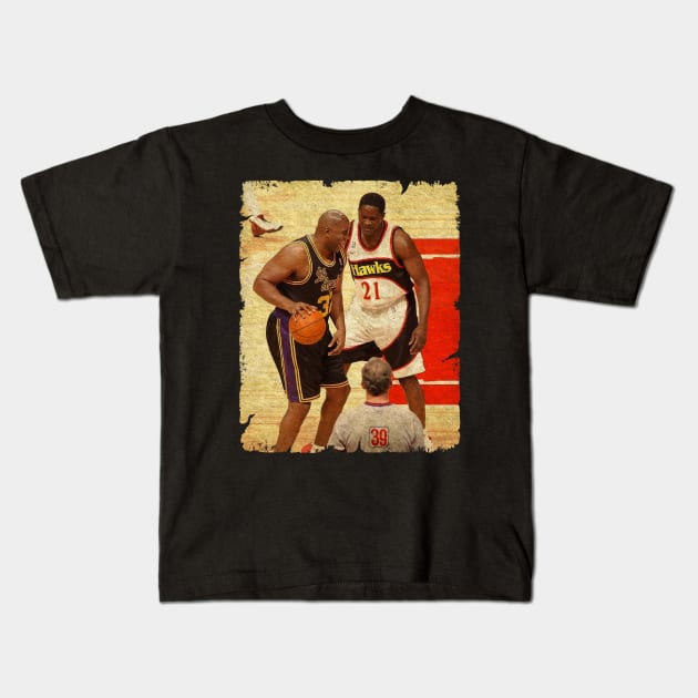 Magic Johnson vs Dominique Wilkins Kids T-Shirt by Wendyshopart